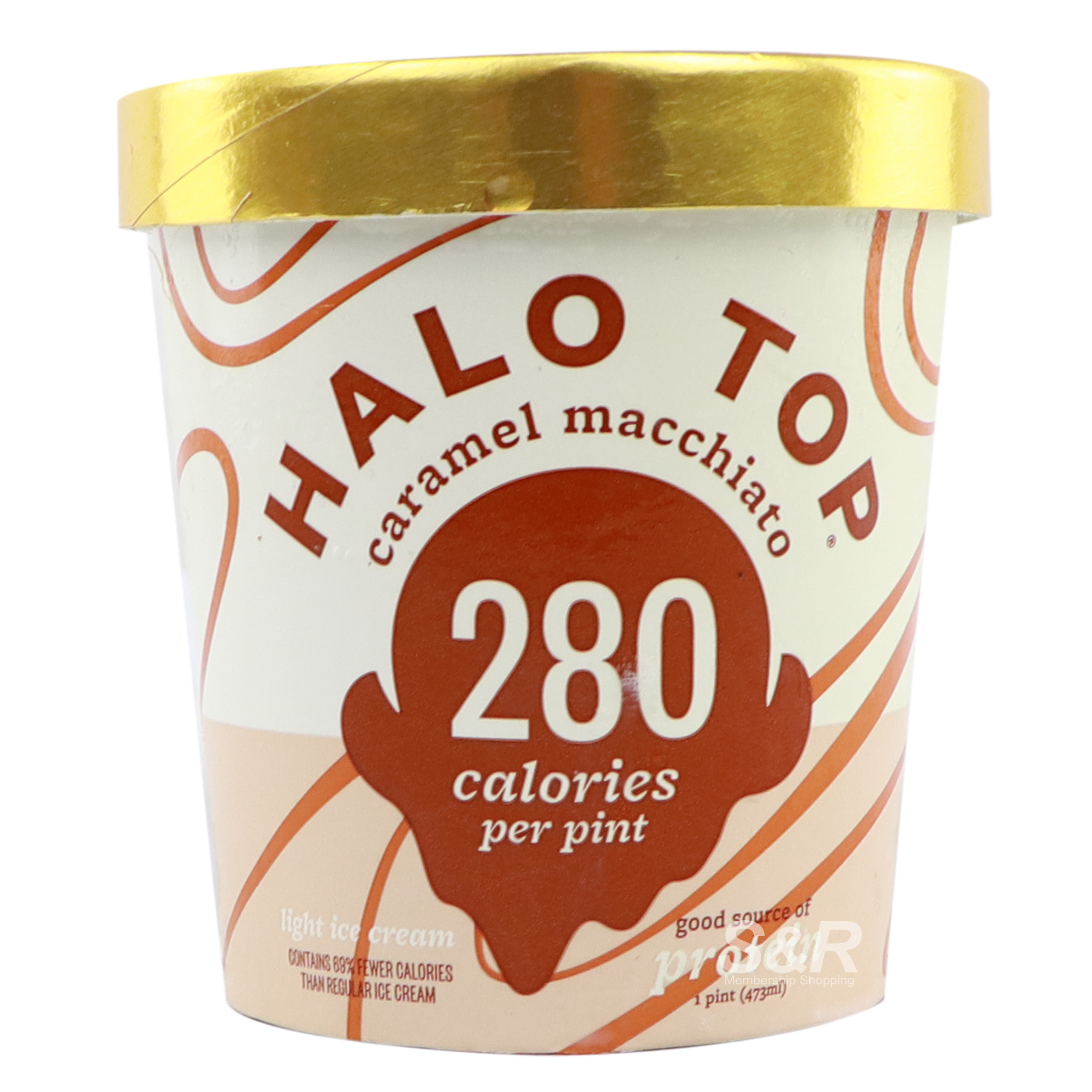 Halo Top Caramel Macchiato Ice Cream 473mL Halo Top Caramel Macchiato Ice Cream 473mL